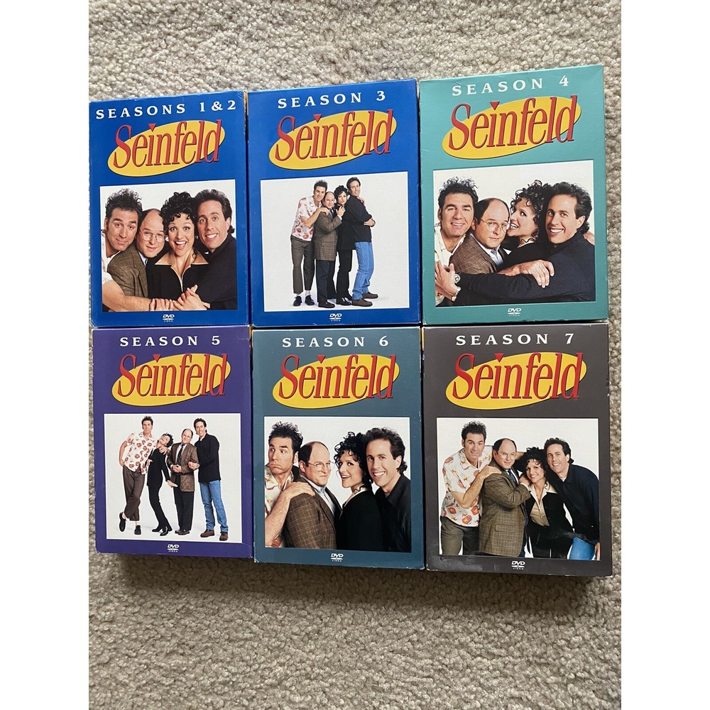 Lot of Seinfeld DVDS - Season 1&2,3,4,5,6,7 Vintage